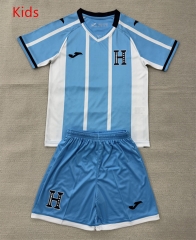 26-27 Honduras Away Blue&White Kids/Youth Soccer Uniform-AY