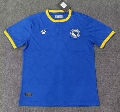 (S-4XL) 26-27 Bosnia and Herzegovina Home Blue Thailand Soccer Jersey AAA-5378