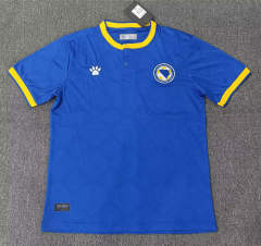 (S-4XL) 26-27 Bosnia and Herzegovina Home Blue Thailand Soccer Jersey AAA-5378