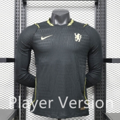 (S-3XL) Player Version 26-27 Chelsea Away Black LS Thailand Soccer Jersey AAA-888