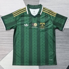 (S-4XL) 26-27 South Africa Away Green Thailand Soccer Jersey AAA-4927