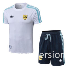 (S-4XL) Player Version 26-27 Argentina White Thailand Soccer Uniform-9926