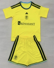 26-27 Nashville SC Home Yellow Soccer Uniform-AY