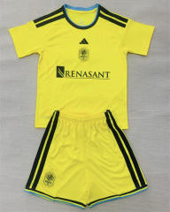 26-27 Nashville SC Home Yellow Soccer Uniform-AY