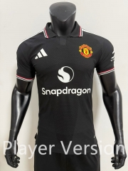Player Version 26-27 Manchester United Black Thailand Soccer Jersey AAA-SJ
