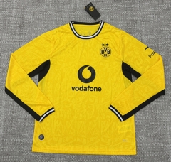 (S-5XL ) 26-27 Borussia Dortmund Home Yellow LS Thailand Soccer Jersey AAA-4506