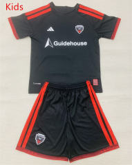 2026-2027 D.C. United Home Black Kids/Youth Soccer Uniform-AY