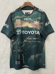 (S-7XL) 2026 Cowboy Dark Green Thailand Rugby Jersey