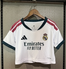 26-27 Real Madrid Navel Revealing Style Women Soccer Jersey-CS