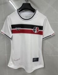 26-27 Santa Cruz FC Away White Women Thailand Soccer Jersey AAA-8841