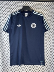 (S-4XL) 26-27 Germany Cyan Thailand Training Soccer Jersey AAA-2483