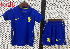 26-27 Chelsea Home Blue Kids/Youth Soccer Uniform-709