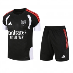 26-27 Arsenal Black Thailand Soccer Training Uniform-418