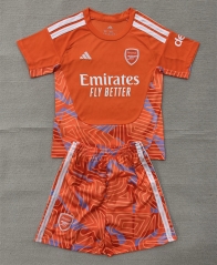 26-27 Arsenal Goalkeeper Orange Soccer Uniform-AY