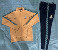 26-27 Ghana Muddy Yellow Thailand Soccer Jacket Uniform-4627