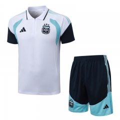 2026-27 Argentina White Thailand Polo Uniform-815