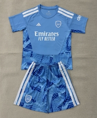 26-27 Arsenal Goalkeeper Laker Blue Soccer Uniform-AY