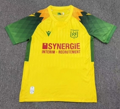 (S-4XL) 26-27 FC Nantes Home Yellow Thailand Soccer Jersey AAA-8025