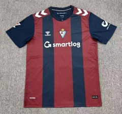 (S-4XL) 26-27 SD Eibar Home Red&Blue Thailand Soccer Jersey AAA-8025