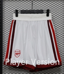 Player Version 2026-27 Arsenal Home White Red Thailand Soccer Shorts-888