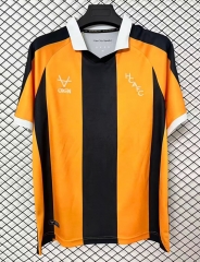 (S-4XL) 26-27 Hull City Home Yellow&Black Thailand Soccer Jersey AAA-2044