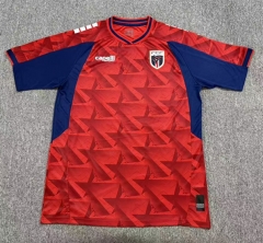 (S-4XL) 26-27 Cape Verde 2nd Away Red Thailand Soccer Jersey AAA-8025