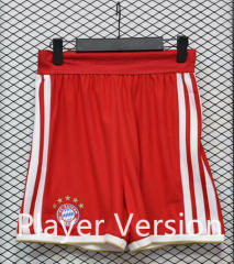 Player Version 26-27 Bayern München Home Red Thailand Soccer Shorts-888