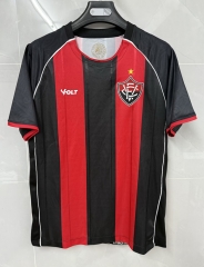 (S-4XL) 26-27 EC Vitória Home Red&Black Thailand Soccer Jersey AAA-8841