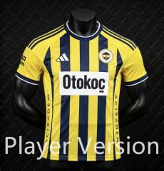 (S-3XL) Player Version 26-27 Fenerbahçe Home Yellow&Blue Thailand Soccer Jersey AAA-417