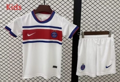 26-27 2 star version Paris White Training Kids/Youth Soccer Uniform-2353