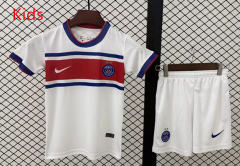26-27 2 star version Paris White Training Kids/Youth Soccer Uniform-2353