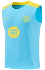 25-26 Barcelona Sky Blue Thailand Soccer Training Vest-418