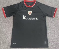 (S-4XL) 26-27 Athletic Bilbao Away Black Thailand Soccer Jersey AAA-8025