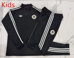 26-27 Germany Dark Grey Kids/Youth Soccer Tracksuit-815