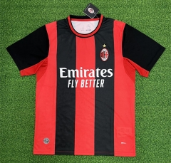(S-4XL) 26-27 AC Milan Home Red&Black Thailand Soccer Jersey AAA-403