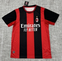 (S-4XL) 26-27 AC Milan Home Red&Black Thailand Soccer Jersey AAA-4506