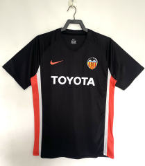 Retro Version 2006-07 Valencia Away Black Thailand Soccer Jersey AAA-811