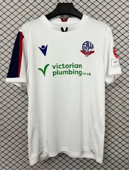 (S-4XL) 26-27 Bolton Wanderers Home White Thailand Soccer Jersey AAA-2044