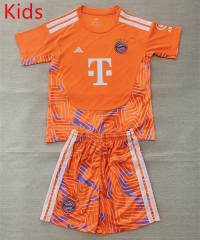 26-27 Bayern München Goalkeeper Orange Kids/Youth Soccer Uniform-AY
