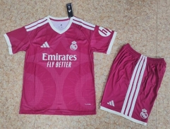 26-27 Real Madrid 2nd Away Pink Soccer Uniform-718