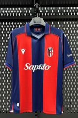 (S-4XL) 26-27 Bologna FC 1909 Home Red&Blue Thailand Soccer Jersey AAA-2483