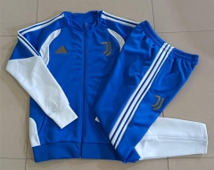 26-27 Juventus FC Color Blue Thailand Soccer Jacket Uniform-815