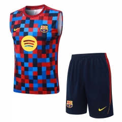 26-27 Barcelona Red&Blue Inkjet  Thailand Soccer Vest Tracksuit -815