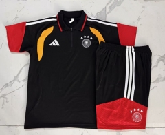 26-27 Germany Black Thailand Polo Uniform-815