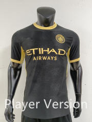 Player Version 26-27 Manchester City Away Black Thailand Soccer Jersey-0871