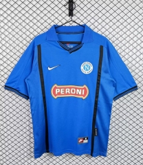 Retro Version 99-00 Napoli Home Blue Thailand Soccer Jersey AAA-3257