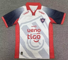 (S-4XL) 26-27 Cerro Porteño 2nd Away White Thailand Soccer Jersey AAA-8025