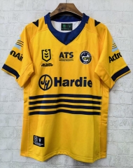 (S-7XL) 2026 Parramatta Eels Yellow Thailand Rugby Jersey