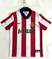 Retro Version 96-97 Deportivo Guadalajara Home Red&White Thailand Soccer Jersey AAA-811