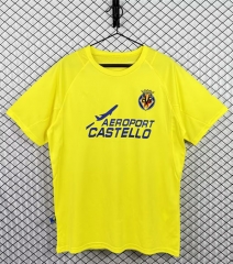 Retro Version 2005-2006 Villarreal CF Home Yellow Thailand Soccer Jersey AAA-3257